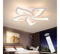 Tetipa Plafonnier LED Dimmable 40-80W, Luminaire Salon avec Télécommande APP, 3000k-6500k Lampe de Plafond pour Chambre Salle à Manger