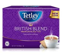 Tetley, British Blend Thé noir, 80 pièces, chaud ou glacé, riche et robuste