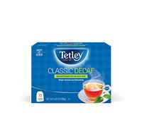 Tetley Classic Blend Thé noir décaféiné de qualité supérieure, thé décafiné, certifié Rainforest Alliance, 72 sachets de thé (lot de 12)