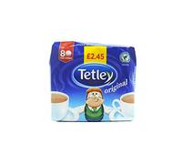 Tetley Thé en sachets Original – Noir – 80 sachets (250 g)