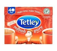 Tetley Redbush Tea Bags Lot de 40 sachets de thé 100 g