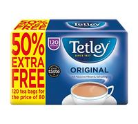Tetley Sachets de thé originaux x120 (50% supplémentaires gratuits)
