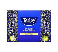 TETLEY - Thé Noir English Breakfast Intense et Riche en Arômes, Boîte de 100 Sachets (200g) - Le Lot De 3