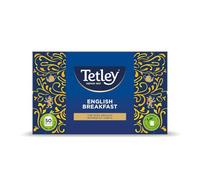 TETLEY - Thé Noir English Breakfast | Saveur onctueuse et gourmande | Parfait pour le petit-déjeuner | la boite de 50 sachets - 100 g | LOT DE 3