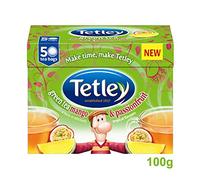 Tetley Thé vert mangue et fruit de la passion 50's 100 g