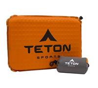 TETON Sports Coussin de siège de Camping, siège de Stade, Chaise de Bureau, Coussin de Voiture, Gonflable, Orange, 43,2 x 30,5 x 3,8 cm