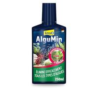 Tetra AlguMin 250ml | Réduit les algues | Action efficace contre algues indésirables | Pour aquariums d'eau douce