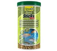 Tetra Pond Sticks Mini - Alimentation Quotidienne idéale pour tous les Poissons de Bassin - Enrichi en Oligo-éléments, Vitamines essentiels, Caroténoïdes - Ne pollue pas l’eau - 1 L