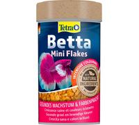 Tetra Betta Flakes - Aliment en flocons pour poissons, spécialement conçu pour les poissons combattants et autres poissons labyrinthes, boîte de 100 ml