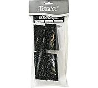 Tetra Mousse filtrante CF 800-1000 Plus imprégnée de charbon actif Noir 2 pièces