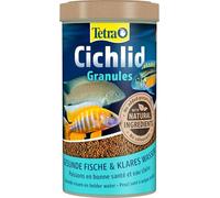Tetra Cichlid Granules Aliment Complet pour cichlidés de Taille Moyenne Poissons eau douce tropicale, 500ml