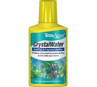 Tetra CrystalWater - Agglomère et facilite l’élimination des particules en suspension - Clarifie l’eau rapidement - Tous types d’aquarium d’eau douce - 100 ml