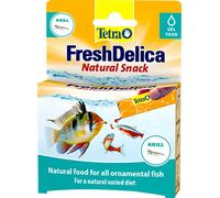 Tetra Fresh Delica Krill Aliments pour poissons, aliments gélifiés naturels pour tous les poissons d'ornement, 16 x 3g