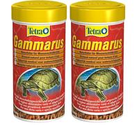 Tetra Gammarus, Nourriture Naturelle pour Tortues d'eau, 250 ML (Lot de 2)