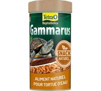 Tetra – Complément alimentaire pour tortues d'eau Gammarus – Naturel avec couvercle doseur – 1 L