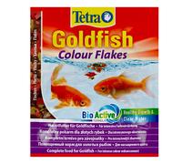 Tetra Goldfish Colour Flakes 12G - Aliment premium pour toutes les espèces de poissons rouges