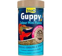 Tetra Guppy Color, Mini Flake Food pour Poissons Tropicaux, 250 ml, Multicolore, 75 g (Lot de 1)