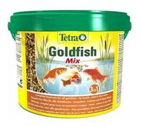 Tetra - Aliment pour poissons rouges - Pond Goldfish Mix - Sticks, flocons, spiruline - 10 L