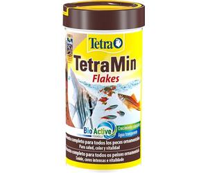 Tetra Min criador 250 ML. 52 g. | Forme écailles | Mélange équilibré pour poissons sains et eau claire | Croissance saine