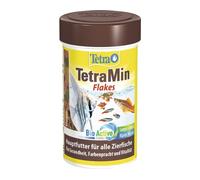 Tetra Min Flakes 100Ml - Nourriture basique en flocons pour poissons d'ornement d'eau douce