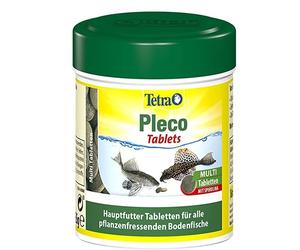 TETRA Pleco - Nourriture complète pour tous les poissons herbivores du fond - 58 Comprimés