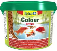 Tetra Pond Colour Sticks - Aliment pour poissons de bassin, pour des couleurs naturelles et une eau claire dans le bassin, seau de 10 L