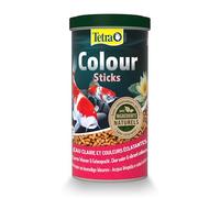 Tetra Pond Colour Sticks - Alimentation Equilibrée pour les Poissons de Bassin à Couleurs vives - Enrichi en Oligo-éléments et Vitamines essentiels, Caroténoïdes - Renforce l’éclat des couleurs - 1 L