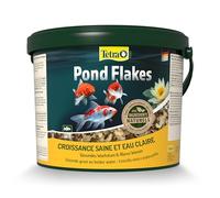 Tetra Pond Flakes Nutri Evolution - Aliment Complet en Flocons aux Ingrédients Naturels pour Poissons de Bassin de Jardin - Recette améliorée Sans conservateurs ajoutés Sans colorants - 10 L