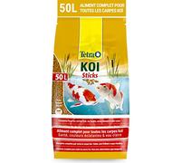 Tetra Pond Koï - Aliment Complet Premium en sticks pour Carpes Koï de Bassin -Activateur Naturel de Couleurs - Enrichi en Oligo-éléments,Vitamines essentiels, Caroténoïdes-Hautement digestible - 50 L