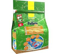 Tetra Pond Pellets Mini - Alimentation Quotidienne idéale pour tous les Petits Poissons de Bassin jusqu’à 15 cm - Mini Granules Enrichis en Oligo-éléments, Vitamines essentiels, Caroténoïdes - 4 L