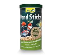 Tetra Pond Sticks Mini - Alimentation Quotidienne idéale pour tous les Poissons de Bassin - Enrichi en Oligo-éléments, Vitamines essentiels, Caroténoïdes - Ne pollue pas l’eau - 1 L