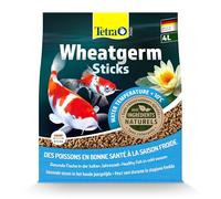 Tetra Pond Wheatgerm Sticks - Alimentation Equilibrée aux Germes de Blé pour Poissons de bassin - Recommandé en automne et au printemps - Riche en fibres - Très Energétique - 4 L