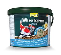 Tetra Pond Wheatgerm Sticks - Alimentation Equilibrée aux Germes de Blé pour Poissons de bassin - Recommandé en automne et au printemps - Riche en fibres - Très Energétique - 10 L