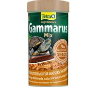 Tetra ReptoDelica Gammarus Mix nourriture pour tortues - Nourriture naturelle à base d'écrevisses de rivière & d'anchois, boîte de 250 ml