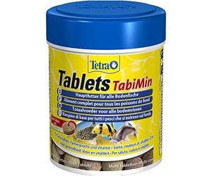 Tetra Tablettes TabiMin - Nourriture pour Tous Les Poissons du Sol, par Exemple Les Poissons-Chats, Les douleurs ou Les barbillons Fondant Le Sol, boîte de 58 comprimés