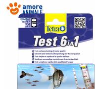 TETRA - Bandelettes de Test 6 en 1 - Pour le Contrôle de la Qualité de l'Eau - 60 Secondes - 25 Bandelettes
