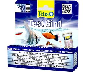 TETRA Test 6in1 - Bandelette de test de la qualité de l'eau 6 en 1 - 10 pièces