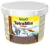 TetraMin Crisps Nutri Evolution - Aliment Complet en Crisps aux Ingrédients Naturels pour Poissons Tropicaux - Recette améliorée Sans conservateurs ajoutés Sans colorants - 10 L