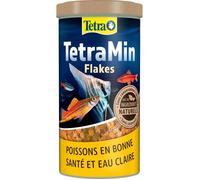 TetraMin Flakes Nutri Evolution - Aliment Complet en Flocons aux Ingrédients Naturels pour Poissons Tropicaux - Recette améliorée Sans conservateurs ajoutés Sans colorants - Boîte PET recyclé - 1 L