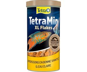 TetraMin XL Flakes Poissons Tropicaux Grande Taille 1 L | Flocons complets | Ingrédients naturels | Pour grands poissons tropicaux | Sans conservateurs ni colorants