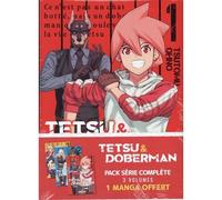Tetsu & Doberman - Pack promo vol. 01 à 03 - édition limitée - Tsutomu Ohno - Bamboo Eds - broché - Manga