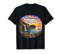 Tettegouche, Silver Bay, MN Minnesota, États-Unis, Cascades T-Shirt