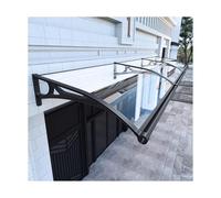 Tettoia per Finestre e Porte, tettoia Trasparente ad Arco, Pensilina ad Arco, Elevata capacità di carico, Che Protegge la fermezza e la stabilità della Visiera Parasole(100 cm x 100 cm/39,4 pouces).