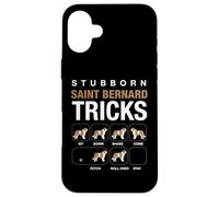 Têtu Saint Bernard Tricks Coque pour iPhone 16 Plus