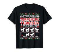 Têtu Yorkshire Terrier Astuces Chien Moche Joyeux Noël T-Shirt