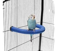 TeTupGa Perchoir en forme de U pour perroquet - Jouet pour animal domestique - Plateforme de sable - Meulage des pattes - Bâton propre d'exercice - Accessoires pour conures, perruches et calopsittes