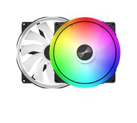 TEUCER FD200 PC ventilateur de boîtier 200mm 4PIN ARGB ordinateur 5v 3PIN boîtier ventilateur de refroidissement accessoires compatibles avec