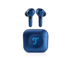 Teufel Airy TWS Pro - Écouteurs Intra-Auriculaires Bluetooth sans Fil avec réduction Active du Bruit - Mode Transparence - Charge sans Fil - Étanchéité IPX4 - Steel Blue