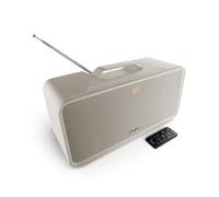 TEUFEL BOOMSTER, puissante enceinte stéréo Bluetooth, radio DAB+ - Blanc