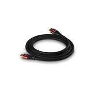 Teufel Câble rond HDMI 2.0 haut débit prend en charge les normes actuelles telles que 4K 50/60p et 4K 3D (noir, 1,5 m)